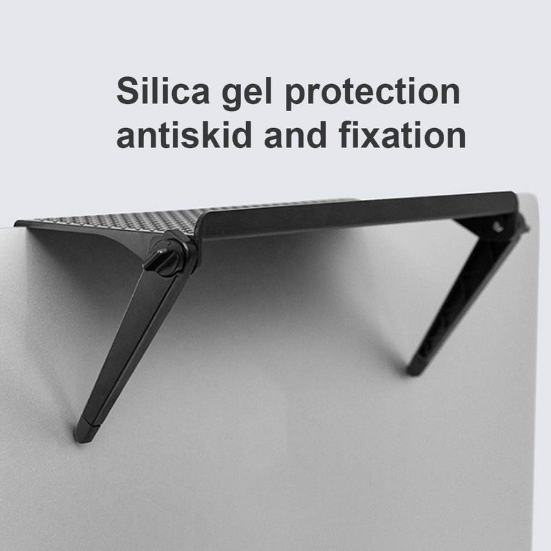 BSASHF 1 Park TV Top Shelf apple tv mount Monitor Shelf Screen Storage Shelf floating tv stand Router Shelf Adjustable Mount for Media Box, Game Console, Router TV, Camera Frames Remote 8.5 X 4.4 Inch - Image 5